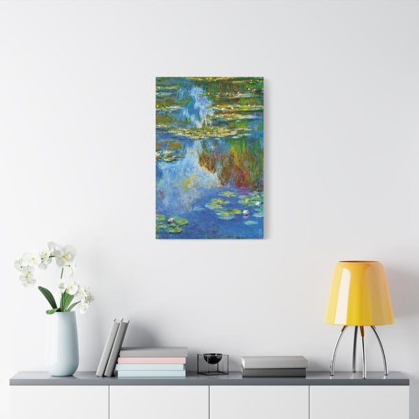 Claude Monet - Iconic Water Lilies (1907) - A Masterpiece of Impressionist Art, Matte Canvas, Stretched, 1.25" - Image 7