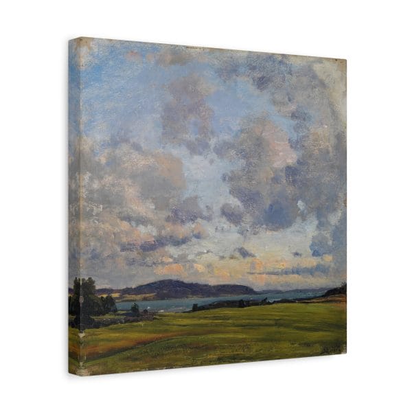 Berndt Lindholm - Syyspilvia - (1890-1899), Matte Canvas, Stretched, 1.25" - Image 10
