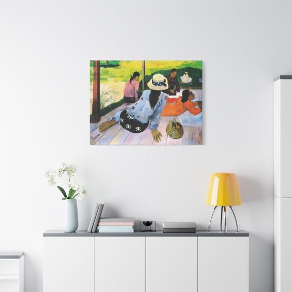 Paul Gauguin - The Siesta (1892-1894) - Transform Your Space with Stunning Canvas Print, Matte Canvas, Stretched, 1.25" - Image 19