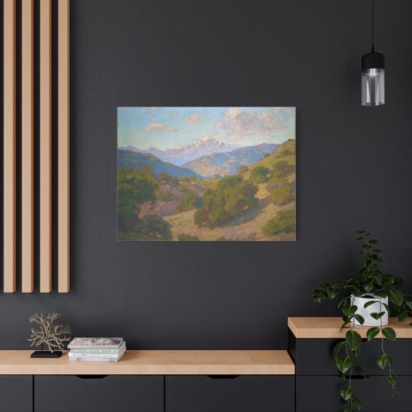 William Wendt Masterpiece Exploring - Mount San Antonio (1912) - A Timeless Landscape Painting, Matte Canvas, Stretched, 1.25" - Image 11
