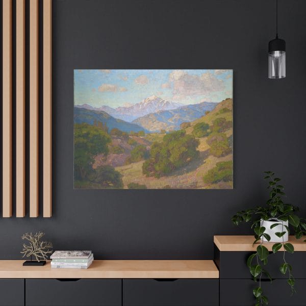 William Wendt Masterpiece Exploring - Mount San Antonio (1912) - A Timeless Landscape Painting, Matte Canvas, Stretched, 1.25" - Image 16