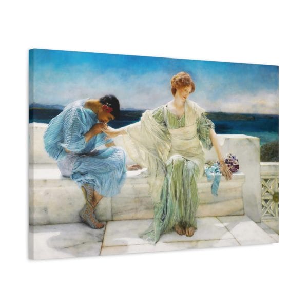 Lawrence Alma-Tadema Masterpiece - Ask Me No More (1906) - A Timeless Classic, Matte Canvas, Stretched, 1.25" - Image 11