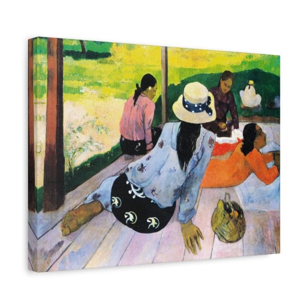 Paul Gauguin - The Siesta (1892-1894) - Transform Your Space with Stunning Canvas Print, Matte Canvas, Stretched, 1.25" - Image 10