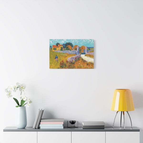 Enhance Your Home with Vincent van Goghs - Farmhouse in Provence, 1888 - on Canvas - A Rustic Masterpiece, Matte Canvas, Stretched, 1.25" - Image 6