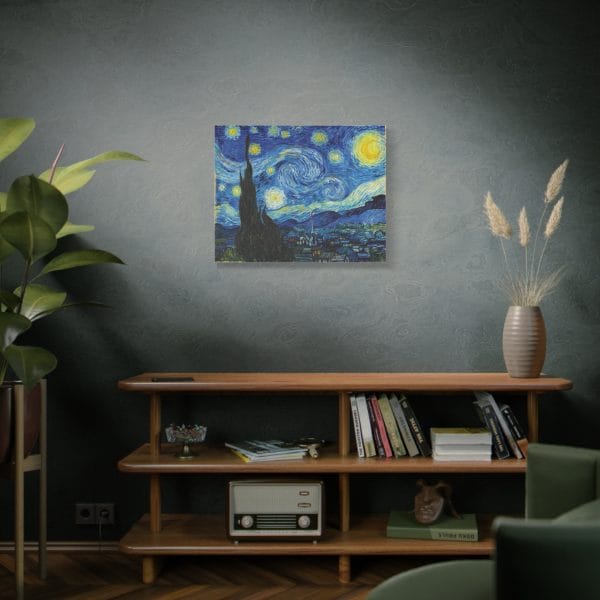 Transform Your Space with Vincent van Gogh - Starry Night on Canvas - A Timeless Masterpiece, Matte Canvas, Stretched, 1.25" - Image 11
