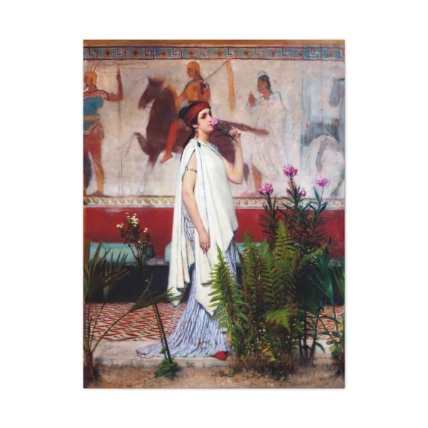 Lawrence Alma Tadema 1869 Masterpiece - A Greek Woman, Matte Canvas, Stretched, 1.25" - Image 11