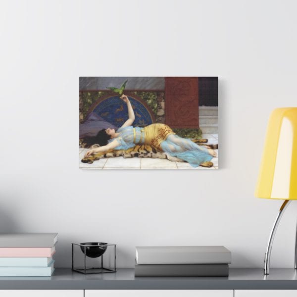 Timeless Elegance - John William Waterhouse & Godwards Dolce Far Niente, 1897, Matte Canvas, Stretched, 1.25" - Image 2
