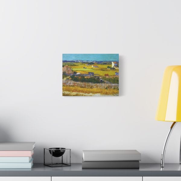 Bring Vincent van Goghs De Oogst to Life on Canvas - A Stunning Harvest Scene, Matte Canvas, Stretched, 1.25" - Image 2