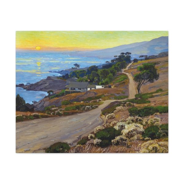 William Wendt Masterpiece - The Old Coast Road (1916) - A Timeless California Landscape, Matte Canvas, Stretched, 1.25" - Image 10