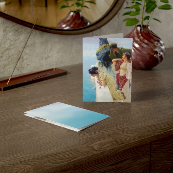 Lawrence Alma-Tadema - A Coign of Vantage 1895 - Artistic Greeting Cards Set - Perfect for All Occasions (1, 10, 30, 50 pcs) - Image 11