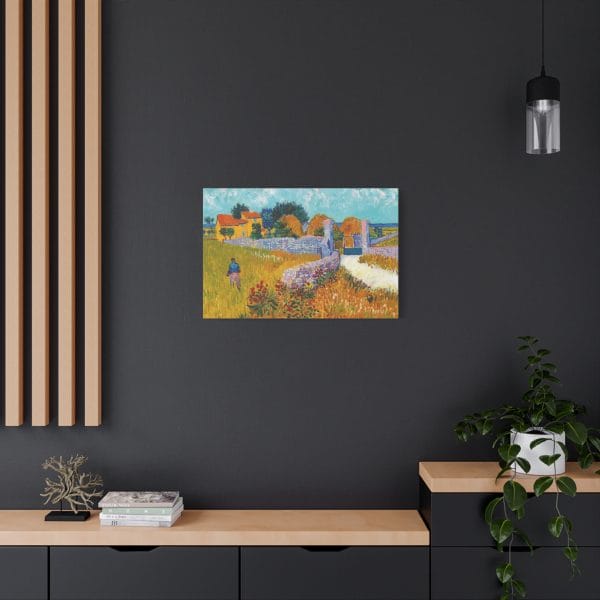 Enhance Your Home with Vincent van Goghs - Farmhouse in Provence, 1888 - on Canvas - A Rustic Masterpiece, Matte Canvas, Stretched, 1.25" - Image 8