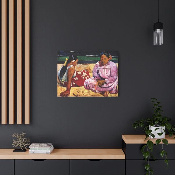 Nafea Faa Ipoipo by Paul Gauguin  - Vibrant Tahitian Art for Home Decor - Post-Impressionist Masterpiece (1892), Matte Canvas, Stretched, 1.25" - Image 10