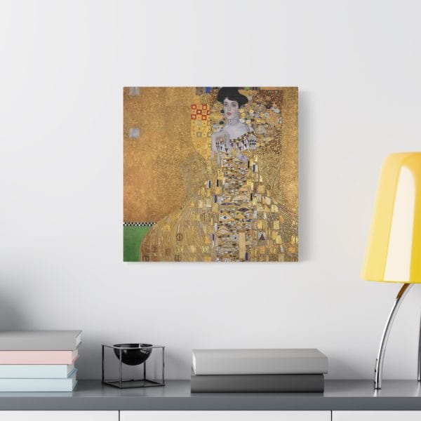 Gustav Klimt's 1907 Iconic Portrait, Adele Bloch-Bauer, Matte Canvas, Stretched, 1.25" - Image 11