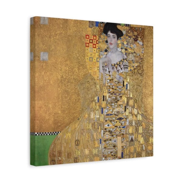 Gustav Klimt's 1907 Iconic Portrait, Adele Bloch-Bauer, Matte Canvas, Stretched, 1.25" - Image 10
