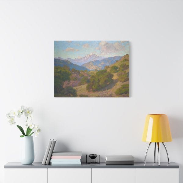 William Wendt Masterpiece Exploring - Mount San Antonio (1912) - A Timeless Landscape Painting, Matte Canvas, Stretched, 1.25" - Image 10