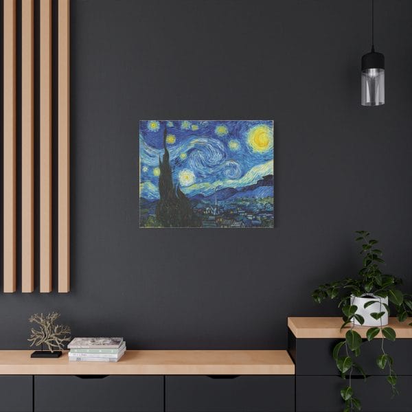 Transform Your Space with Vincent van Gogh - Starry Night on Canvas - A Timeless Masterpiece, Matte Canvas, Stretched, 1.25" - Image 10