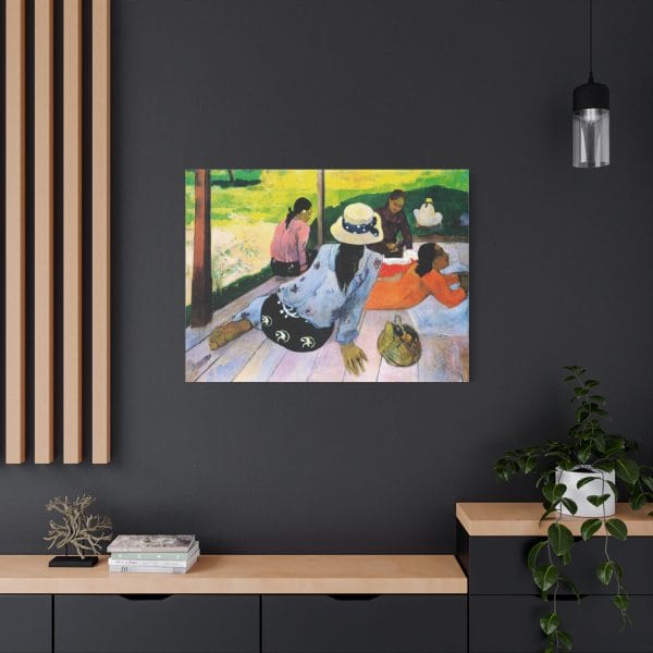 Paul Gauguin - The Siesta (1892-1894) - Transform Your Space with Stunning Canvas Print, Matte Canvas, Stretched, 1.25" - Image 20