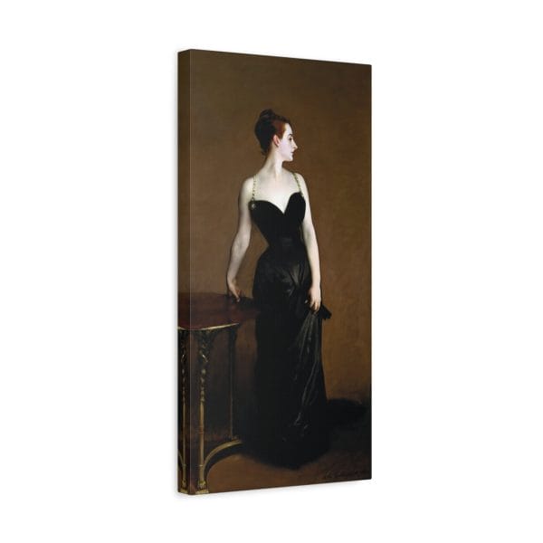 John Singer Sargent 1884 Classic - Madame X (Madame Pierre Gautreau) - Matte Canvas, Stretched, 1.25" - Image 5