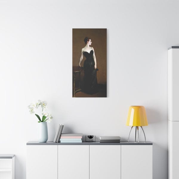 John Singer Sargent 1884 Classic - Madame X (Madame Pierre Gautreau) - Matte Canvas, Stretched, 1.25" - Image 7