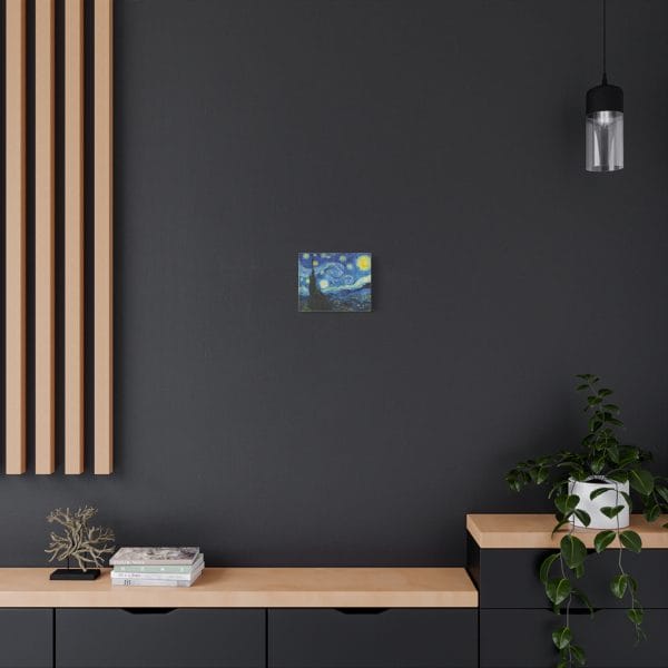 Transform Your Space with Vincent van Gogh - Starry Night on Canvas - A Timeless Masterpiece, Matte Canvas, Stretched, 1.25" - Image 3