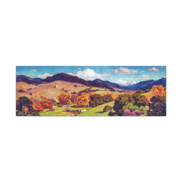 Exploring William Wendt - Iconic 1920 California Landscape Painting, Matte Canvas, Stretched, 1.25"