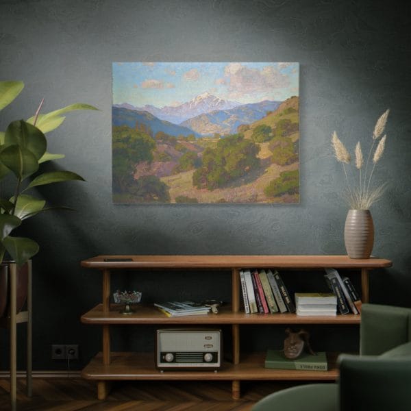William Wendt Masterpiece Exploring - Mount San Antonio (1912) - A Timeless Landscape Painting, Matte Canvas, Stretched, 1.25" - Image 17