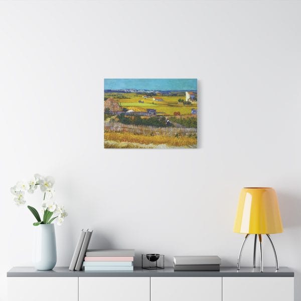 Bring Vincent van Goghs De Oogst to Life on Canvas - A Stunning Harvest Scene, Matte Canvas, Stretched, 1.25" - Image 12