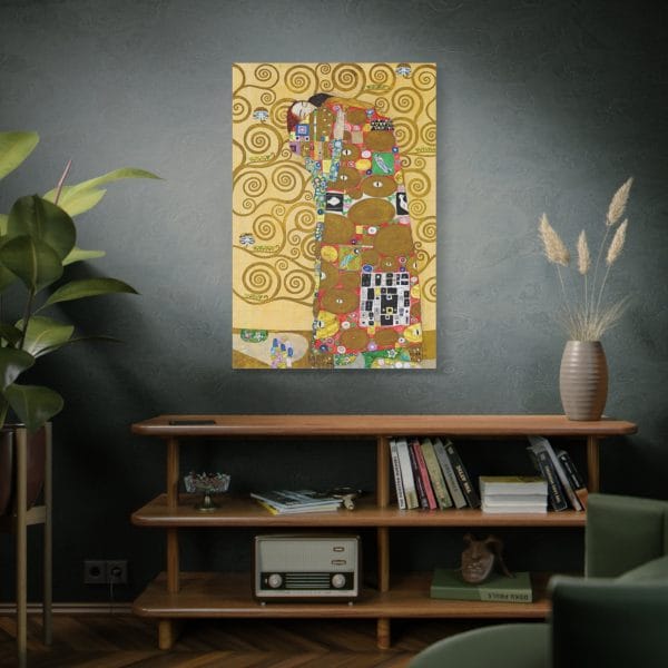 Gustav Klimt 1905 Masterpiece - Fulfilment - Matte Canvas, Stretched, 1.25" - Image 5