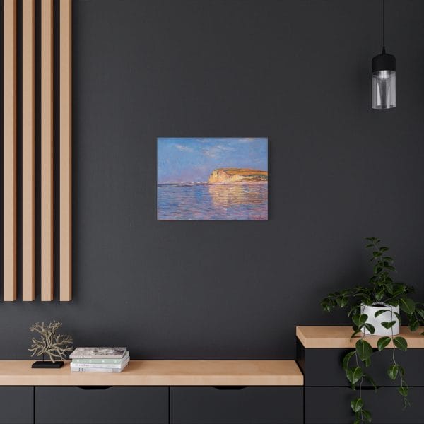 Claude Monet - Low Tide at Pourville - Iconic Impressionist Seascape,, Matte Canvas, Stretched, 1.25" - Image 6