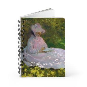 Claude Monet Springtime, Spiral Bound Journal