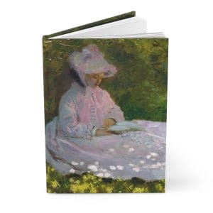 Claude Monet Springtime, Hardcover Journal Matte, Ruled Line