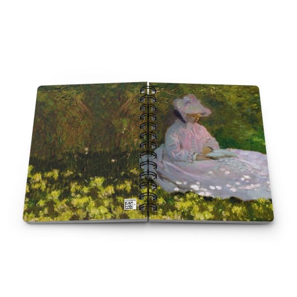 Claude Monet Springtime, Spiral Bound Journal - Image 7