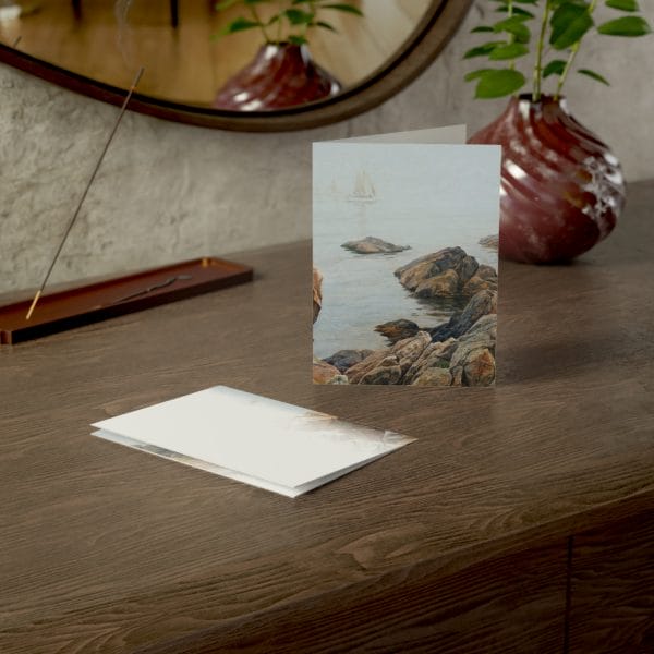 Berndt Lindholm - Fiskare i Morgondimma Greeting Cards (1, 10, 30, and 50pcs) - Image 11