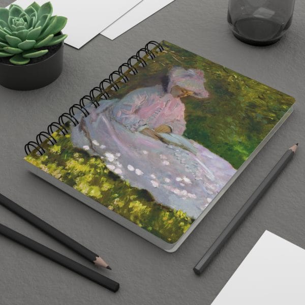 Claude Monet Springtime, Spiral Bound Journal - Image 8