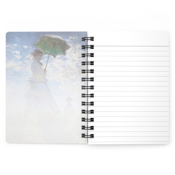 NEW! Claude Monet, Iconic Artwork - Madame Monet and Her Son - Spiral Bound Journal - Image 4