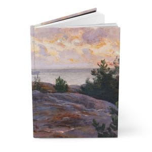 Berndt Lindholm - Cliffs by the Shore - Stunning Nordic Coastal Art, Journal - Ruled Line