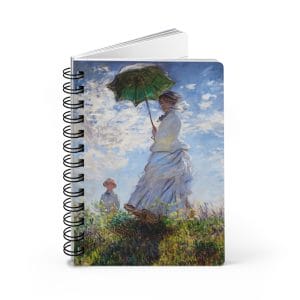 NEW! Claude Monet, Iconic Artwork - Madame Monet and Her Son - Spiral Bound Journal