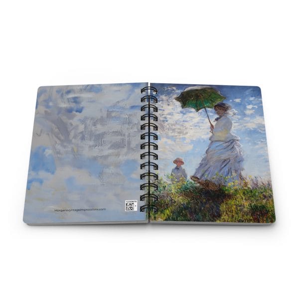 NEW! Claude Monet, Iconic Artwork - Madame Monet and Her Son - Spiral Bound Journal - Image 7