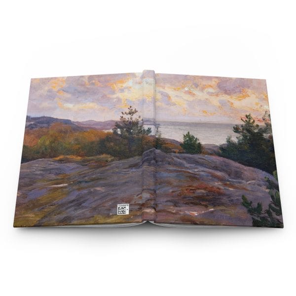 Berndt Lindholm - Cliffs by the Shore - Stunning Nordic Coastal Art, Journal - Ruled Line - Image 5