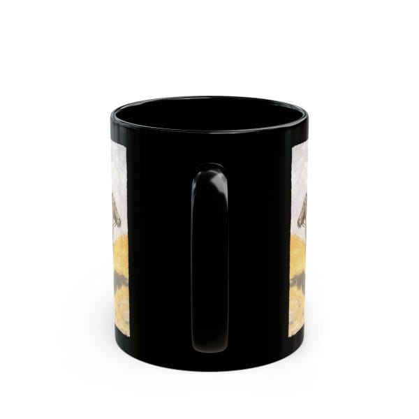 Frederic Remington “The Blanket Signal” 1896 – 11oz Black Ceramic Mug - Image 5