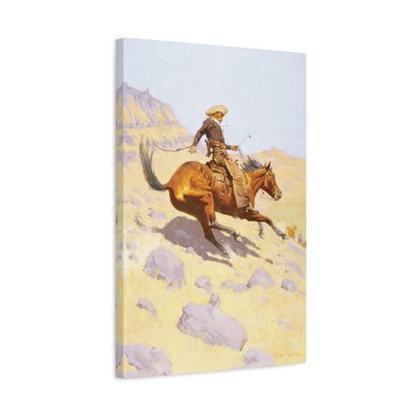 Frederic Remington's "The Cowboy" - 1902 - Canvas Wall Art