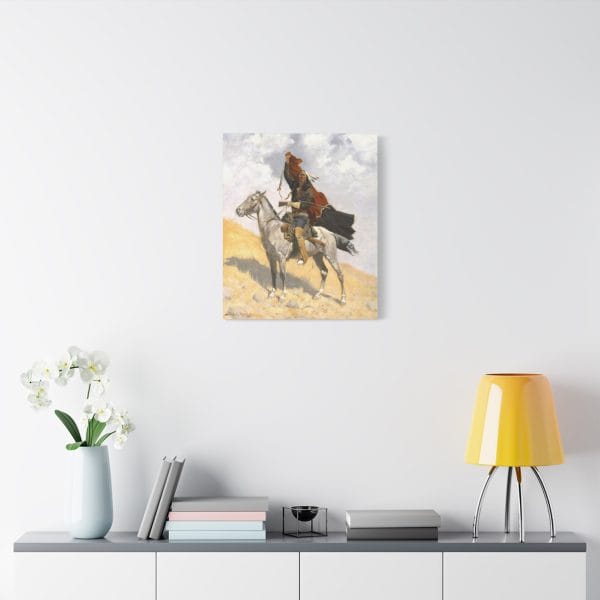 The Blanket Signal – Canvas Wall Art by Frederic Remington - Image 17