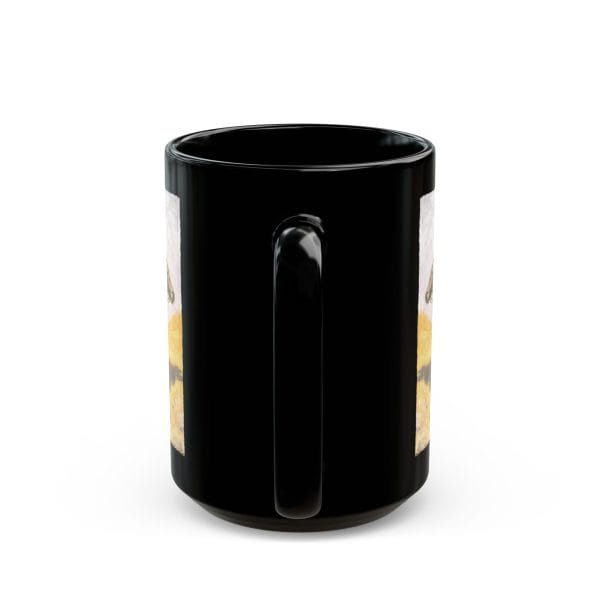 Frederic Remington “The Blanket Signal” 1896 – 15oz Black Ceramic Mug - Image 5