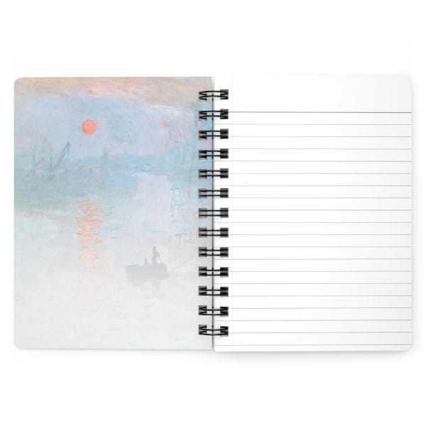 Claude Monet’s “Sunrise” (1872) - Spiral Bound Journal - Image 4