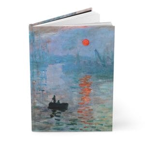 Claude Monet’s “Sunrise” (1872) - Hardcover Journal, Ruled Line