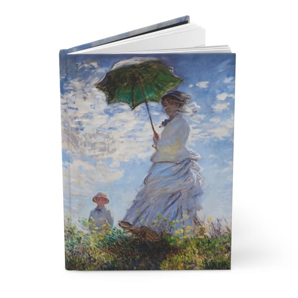 Claude Monet’s “Madame Monet and Her Son” - Hardcover Journal, Rule Line