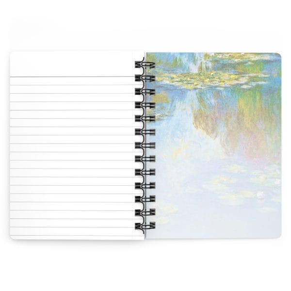 Claude Monet’s iconic artwork “Water Lilies” - Spiral Bound Journal - Image 5
