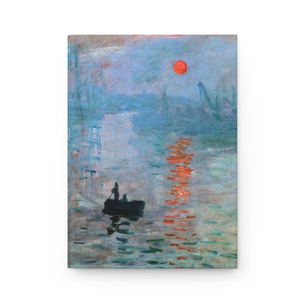 Claude Monet’s “Sunrise” (1872) - Hardcover Journal, Ruled Line - Image 2