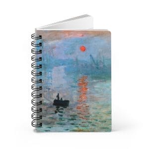 Claude Monet’s “Sunrise” (1872) - Spiral Bound Journal