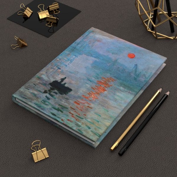 Claude Monet’s “Sunrise” (1872) - Hardcover Journal, Ruled Line - Image 6
